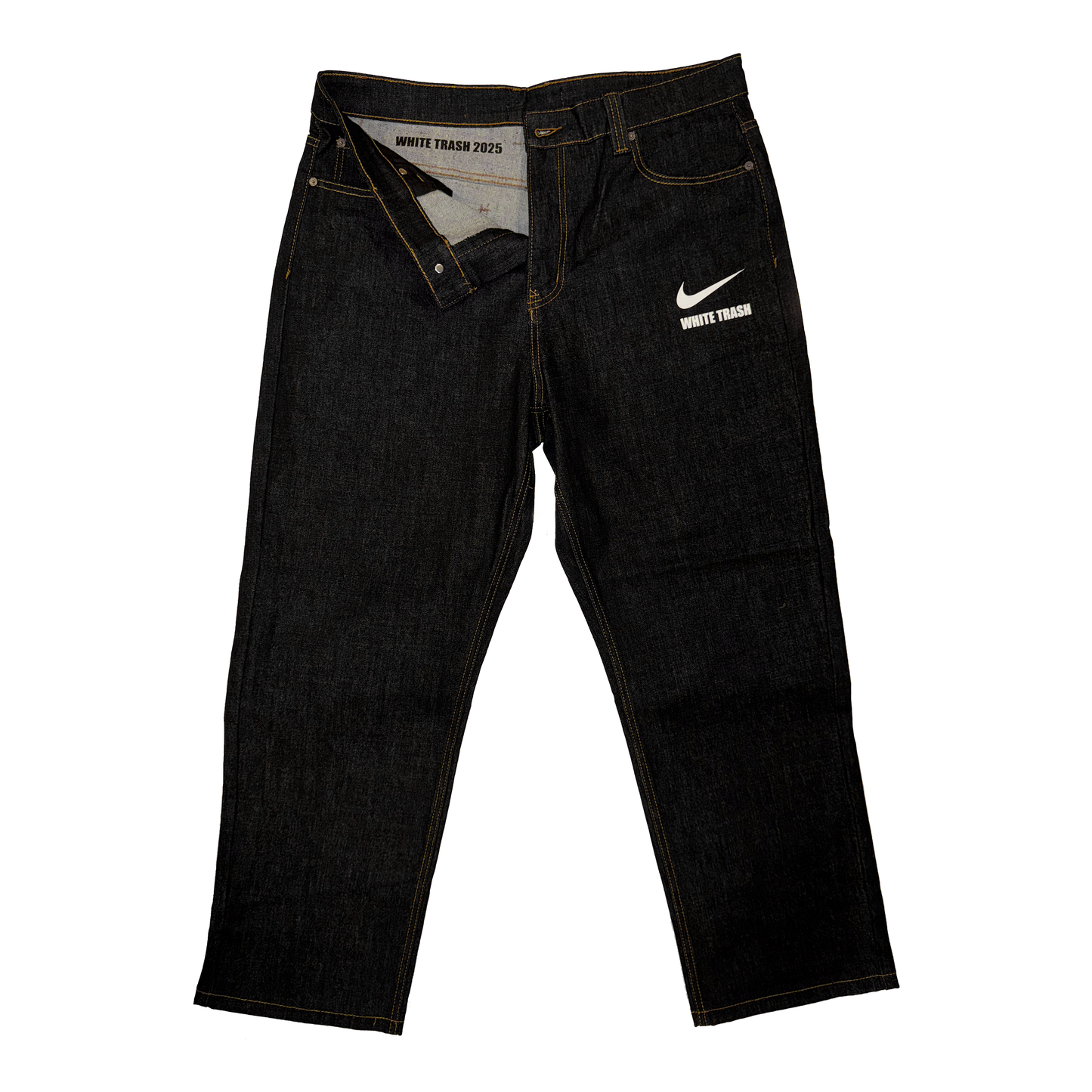 RAW DENIM JEANS